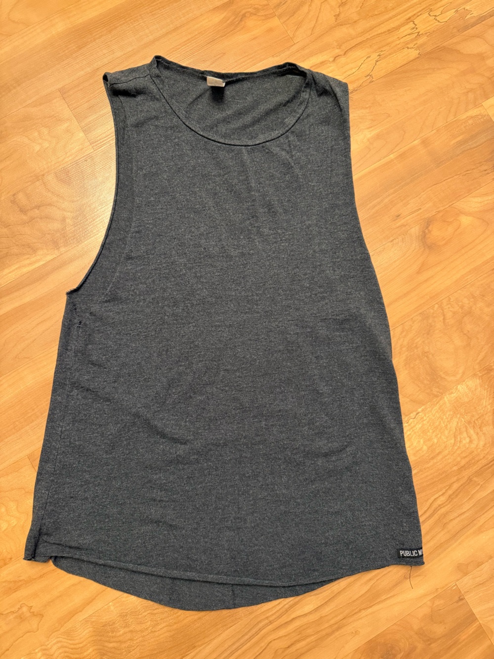 Bamboo Slub/Burnout Style Muscle Tank: Public Myth